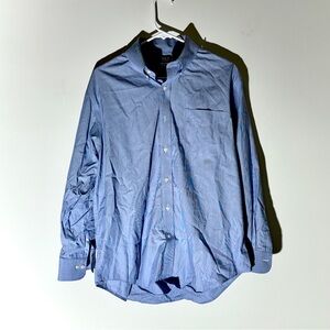 Lauren Ralph Lauren Men’s Classic Fit Non Iron Dress Shirt 16.5 32/33 Blue